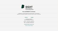 Desktop Screenshot of insight-research.de